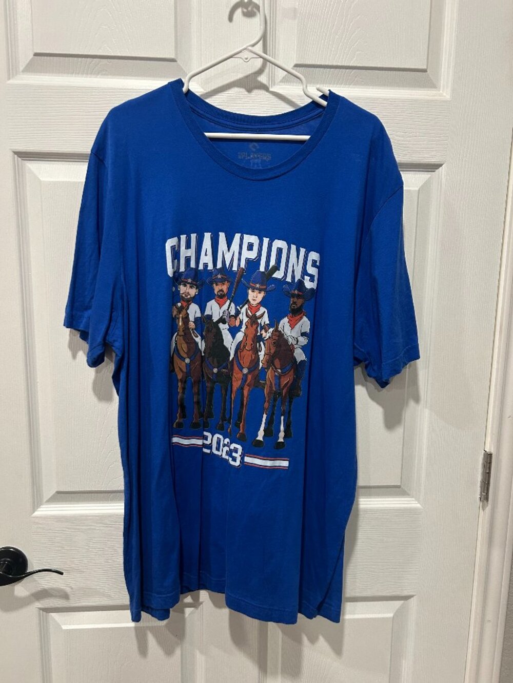 Texas Rangers Baseball 2023 Champions Men's Tee Size 3X